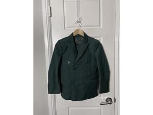 Boys Suits for Kids Size 10 Forest Green Double Breasted 3 Pieces K102